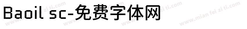 Baoil sc字体转换